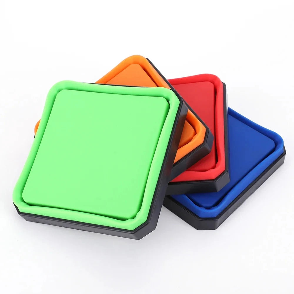Collapsible Magnetic Screw Tray – Silicone, 5 Inch