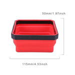 Collapsible Magnetic Screw Tray – Silicone, 5 Inch