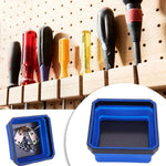 Collapsible Magnetic Screw Tray – Silicone, 5 Inch