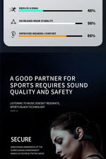 Bone Conduction Wireless Sport Headphones with Mic