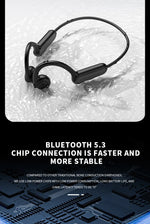 Bone Conduction Wireless Sport Headphones with Mic