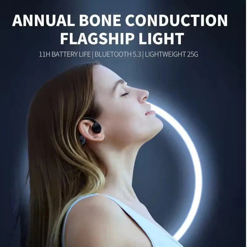 Bone Conduction Wireless Sport Headphones with Mic