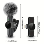 Wireless Lavalier Microphone for iPhone and Android