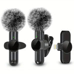 Wireless Lavalier Microphone for iPhone and Android