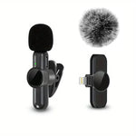 Wireless Lavalier Microphone for iPhone and Android