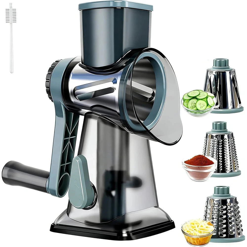 Rotary Cheese Grater – Stainless Steel, Multi-Purpose