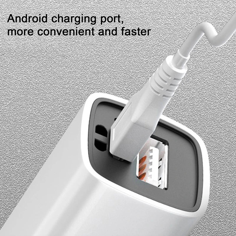 New 2 IN 1 Ultra Bright Tactical LED Flashlight Mini Torch Power Bank Outdoor Lighting 3 Modes With USB Charging Cable