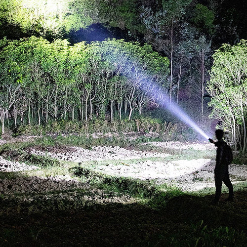 2-in-1 Tactical LED Flashlight and Power Bank