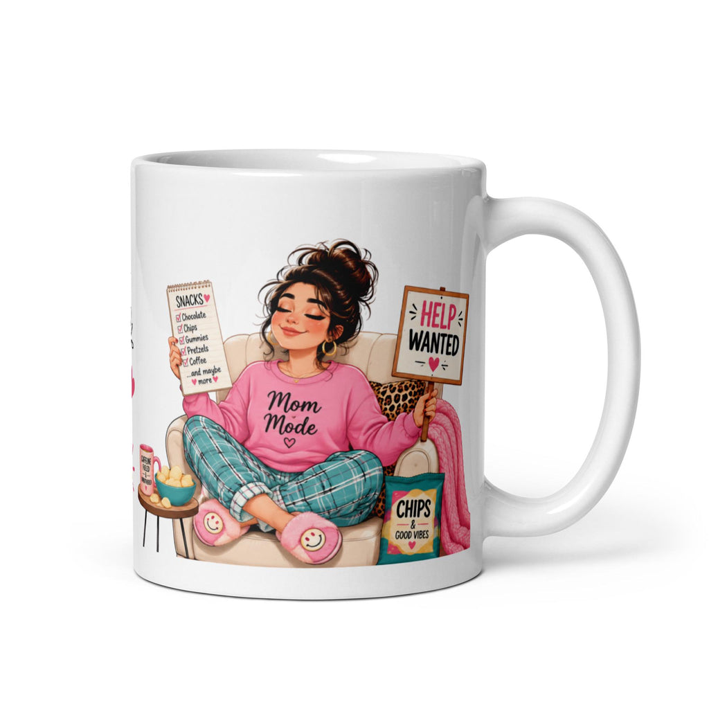 Tired Mom Coffee Cup - Funny Mom Life Mug product image 6, showing the mug design and product mockup.