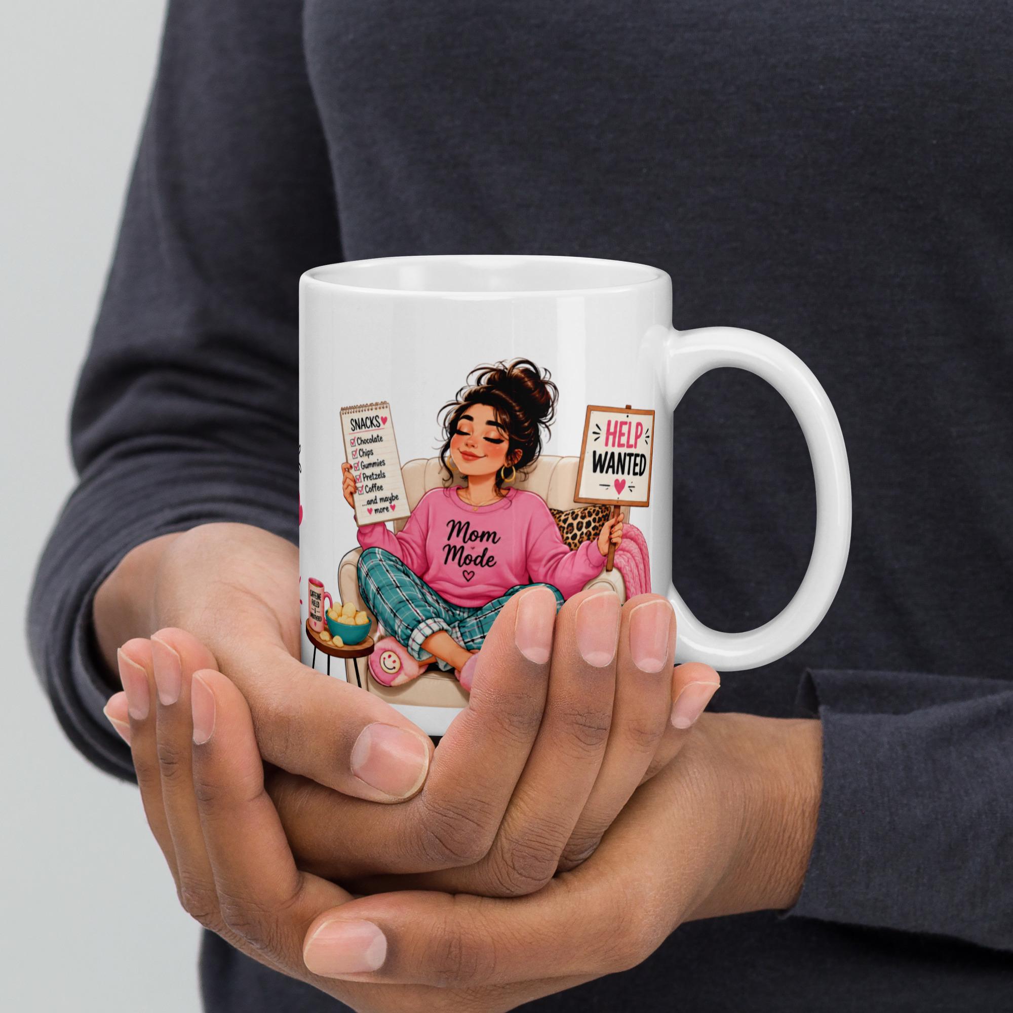 Tired Mom Coffee Cup - Funny Mom Life Mug product image 9, showing the mug design and product mockup.