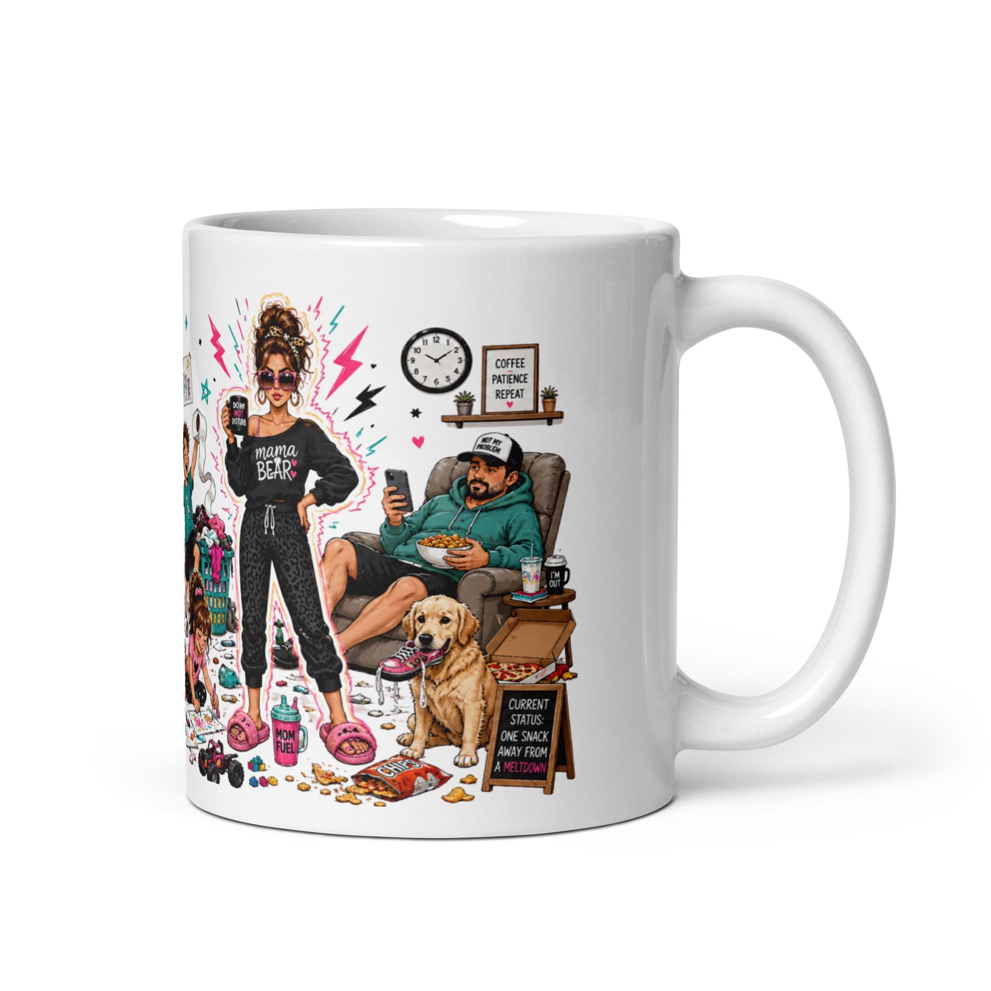 Full Mom Mode - Funny Mom Mug product image 6, showing the mug design and product mockup.