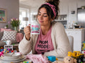 Mentally at the Beach - Funny Mom Mug product image 1, showing the mug design and product mockup.