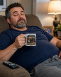 I'm Not Sleeping, I'm Supervising - Funny Dad Nap Mug product image 1, showing the mug design and product mockup.