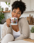 Mom Life Coffee Cup - Gift for Mom from Kids product image 1, showing the mug design and product mockup.