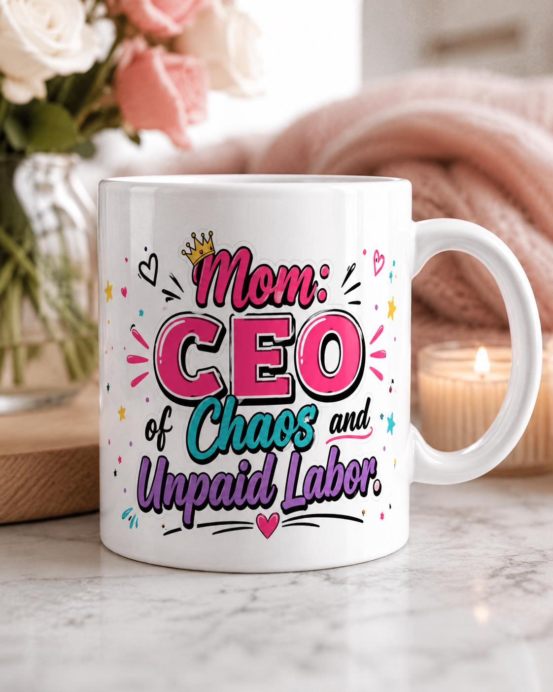 Mom Life Coffee Cup - Funny Mother's Day Mug product image 4, showing the mug design and product mockup.
