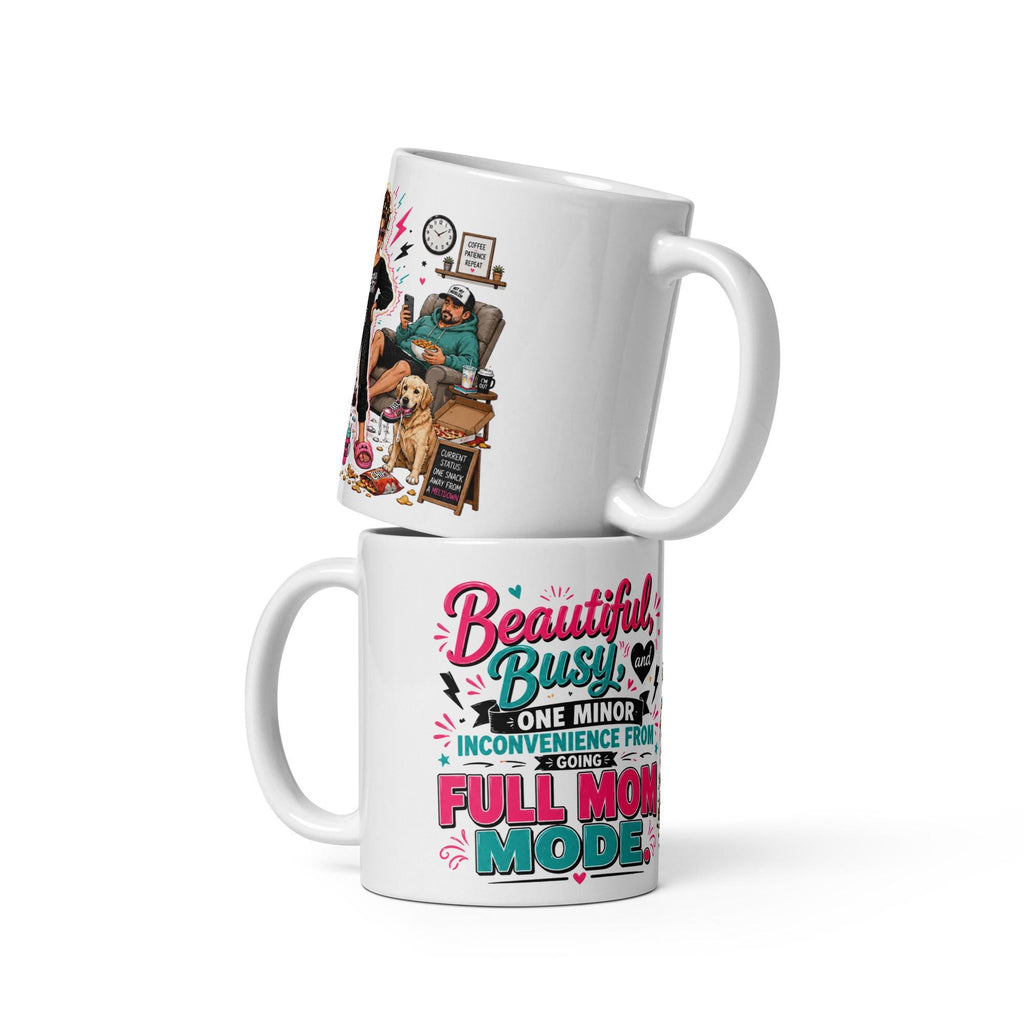 Full Mom Mode - Funny Mom Mug product image 5, showing the mug design and product mockup.