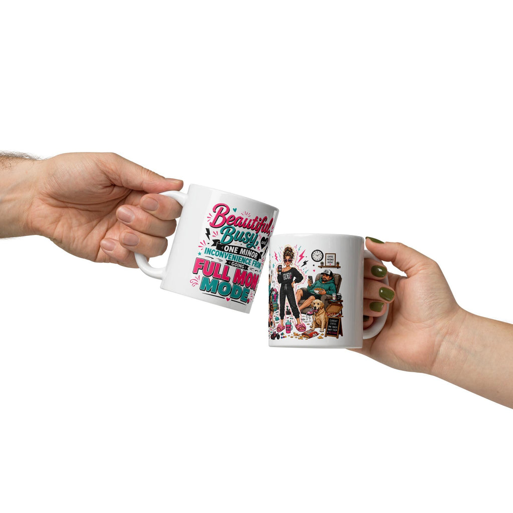 Full Mom Mode - Funny Mom Mug product image 10, showing the mug design and product mockup.